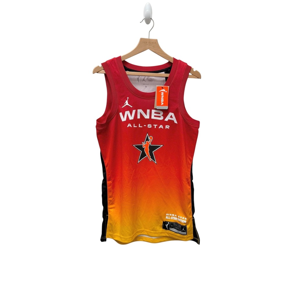 Jordan WNBA 2025 All-Star Edition Victory Jersey Red Orange HM7663-820 Womens M